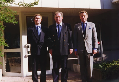 Í Strassborg 7. maí 1999. Formennska Íslands í Evrópuráðinu hefst. Á myndinni sjást Emil Breki Hreggviðsson, Halldór Ásgrímsson utanríkisráðherra og Sveinn Björnsson, þáverandi fastafulltrúi Íslands hjá Evrópuráðinu. 