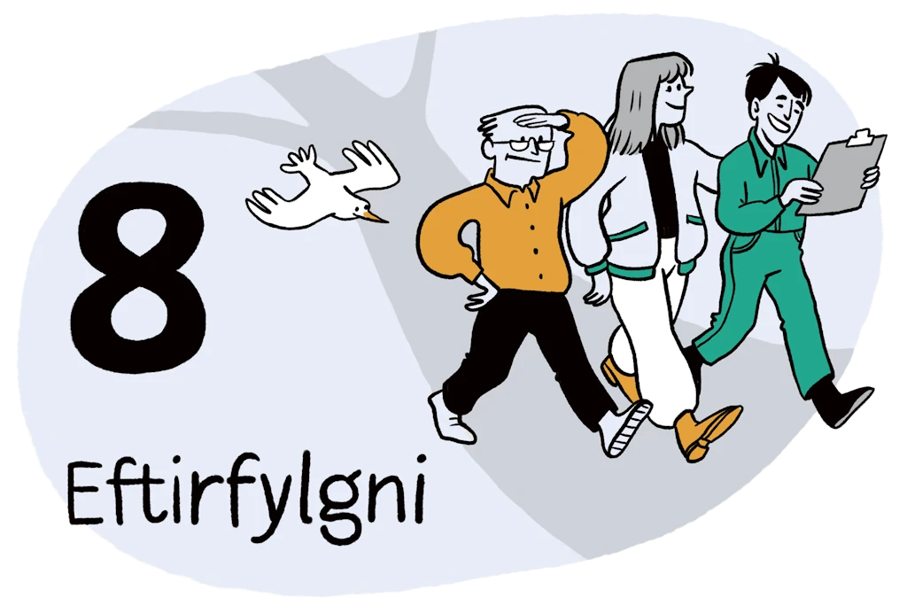 8. Eftirfylgni