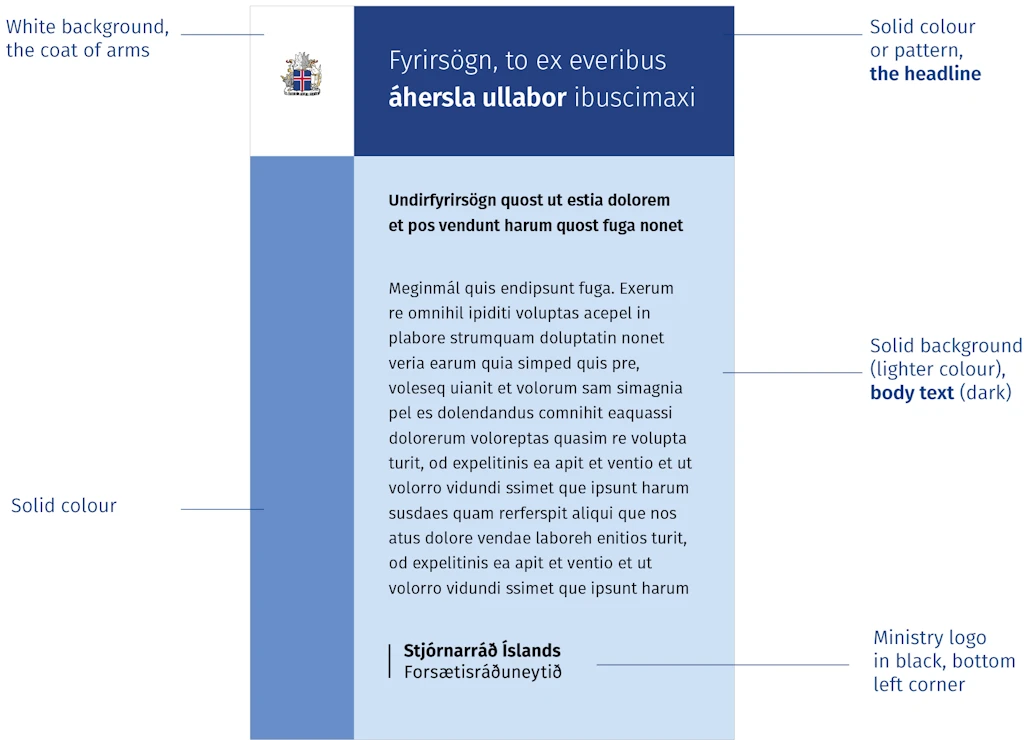 The image shows the layout of an advertisement.