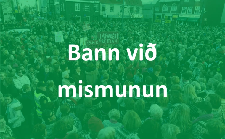 Bann við mismunun