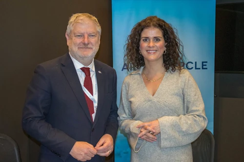 Þórdís Kolbrún átti fund með Angus Robertson, utanríkisráðherra í skosku heimastjórninni á fimmtudag.