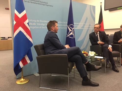 Guðlaugur Þór Þórðarson og Heiko Maas