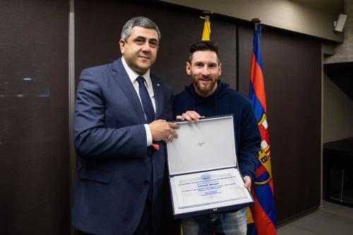  Lionel Messi/UNWTO