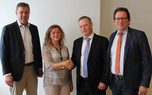 Bjarni Benediktsson, Katrín E Hjörleifsdóttir, Páll Matthíasson og Kristján Þór Júlíusson