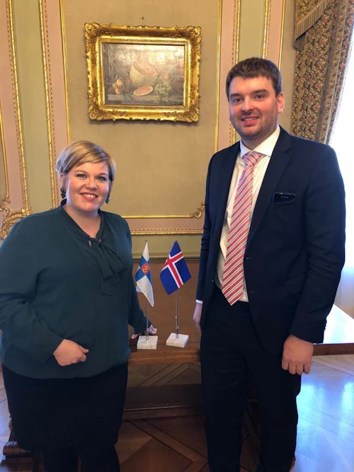 Annika Saarikko og Ásmundur Einar Daðason