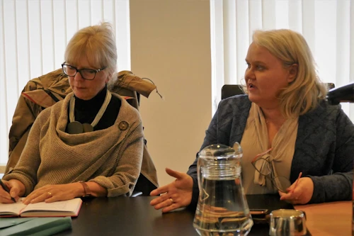 Sigríður Snæbjörnsdóttir og Þórunn Sveinbjörnsdóttir
