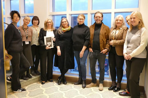 Starfshópurinn sem vann að stefnumótuninni ásamt heilbrigðisráðherra