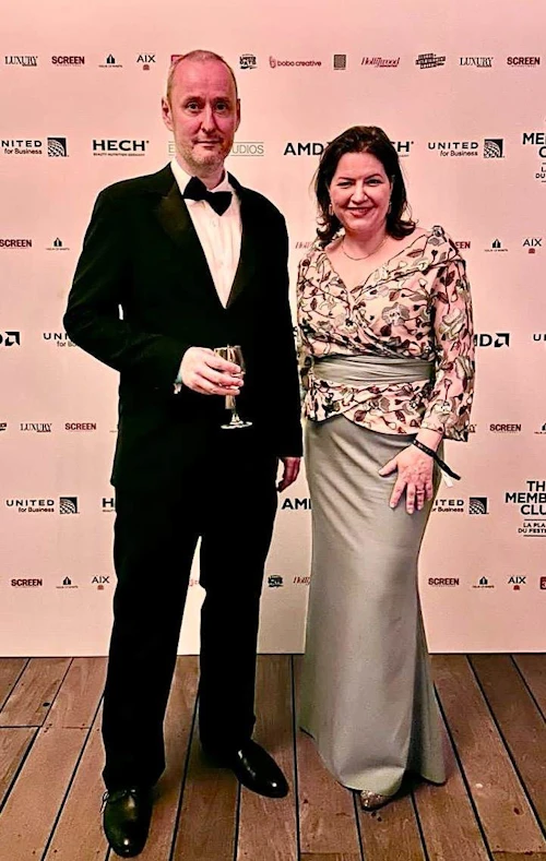 Leikstjóri kvikmyndarinnar, Rúnar Rúnarsson, og Eliza Reid, forsetafrú