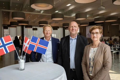 Tommy Juhl Nielsen frá Noregi, Flemming Sonne frá Danmörku og Hulda Harðardóttir, Landspítala.