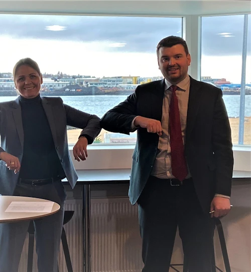 Ásmundur Einar Daðason, félags- og barnamálaráðherra og Ingibjörg Isaksen. 