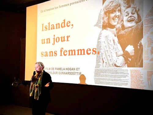 La réalisatrice Hrafnhildur Gunnarsdóttir