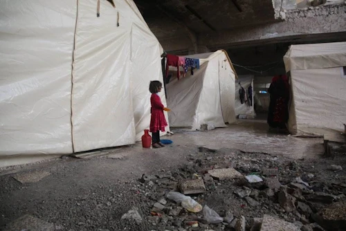 Gífurlegur fjöldi barna og fjölskyldur þeirra hafast við í flóttamannabúðunum í Idlib í Sýrlandi. Ljósmynd: Barnaheill
