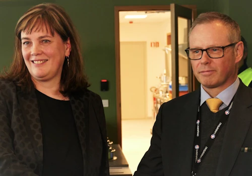 Svandís Svavarsdóttir og Páll Matthíasson