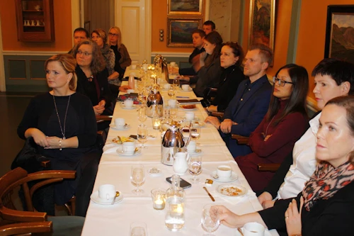 Frá fundi innanríkisráðuneytisins í dag um skipta búsetu barna.