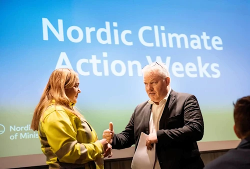 Sigurður Ingi Jóhannsson, samstarfsráðherra, tók þátt í hliðarviðburði í Stokkhólmi með ungu fólki í tengslum við loftslagsráðstefnu SÞ í Madrid.