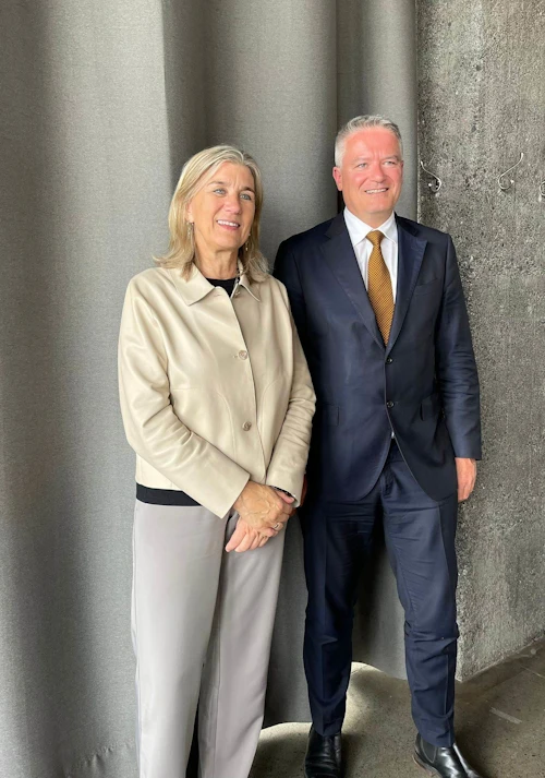 Hanna Katrín Friðriksson, ministre de l’Industrie et Mathias Cormann, Secrétaire général de l’OCDE