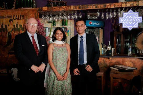 Ambassador & Trade Rep with Ms. Varna Bhatt, CEO of Bliss Water in Goa 