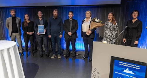 Viðurkenningarhafar ásamt fulltrúum Reykjavíkurborgar og Festu.