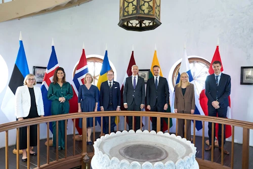 Utanríkisráðherrar Norðurlanda og Eystrasaltsríkja.