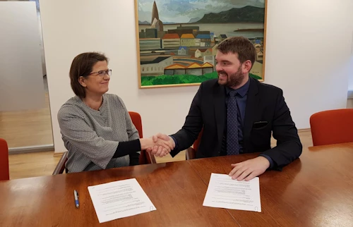 Ásmundur Einar Daðason og Unnur Dís Skaptadóttir
