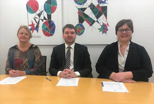Sigþrúður Guðmundsdóttir, Ásmundur Einar Daðason og Ellen Calmon