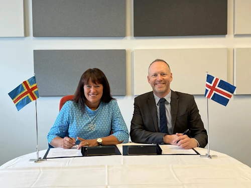Annette Holmberg-Jansson og Guðmundur Ingi Guðbrandsson.