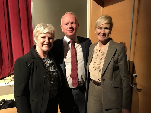 Frá ársfundi Byggðastofnunar. Frá vinstri: Herdís Á. Sæmundardóttir, Illugi Gunnarsson og Ragnhildur Hjaltadóttir.