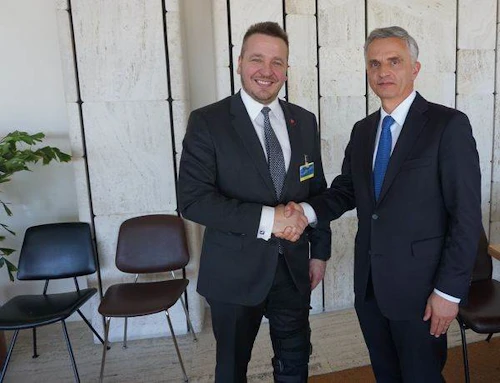 Guðlaugur Þór og Didier Burkhalter