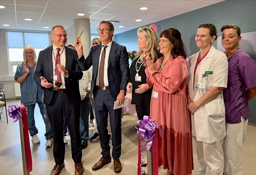 Frá formlegri opnun bjróstamiðstöðvar Landspítala