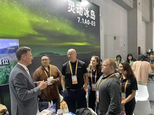 Visiting Icelandic Stand
