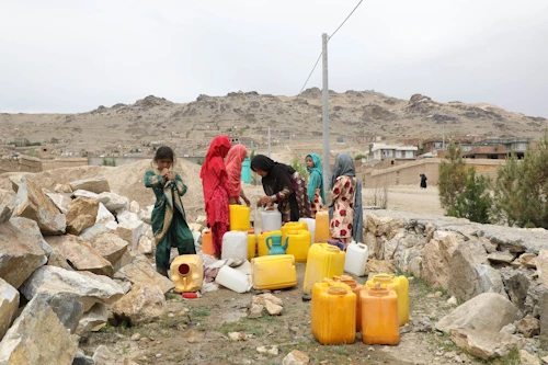 Börn í Afganistan.
