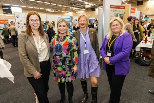 Jóna Árný Þórðardóttir framkvæmdastjóri Austurbrúar, Lilja Alfreðsdóttir menningar- og viðskiptaráðherra, Clea Braun viðskiptastjóri hjá Condor og Arnfríður Jóhannsdóttir, framkvæmdastjóri Markaðsstofu Norðurlands.