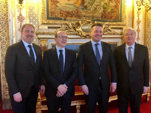 Kristján Andri Stefánsson, André Gattolin, Guðlaugur Þór Þórðarson og Jean Bizet