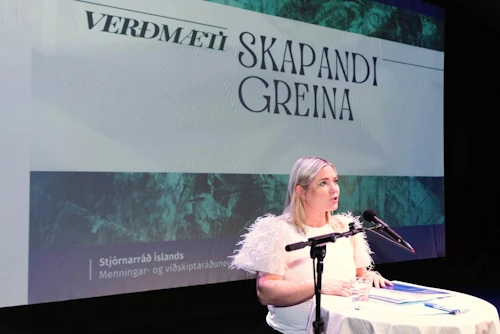Húsfyllir var á málþingi um verðmæti skapandi greina  sl. fimmtudag.