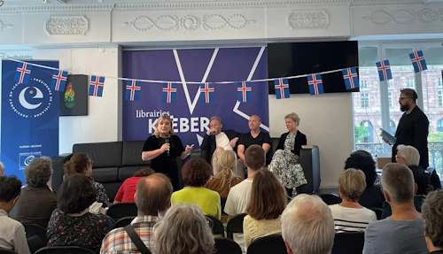 Lilja Alfreðsdóttir menningar- og viðskiptaráðherra opnaði bókmenntaviðburð í Strassborg í tilefni af formennsku Íslands í Evrópuráðinu.