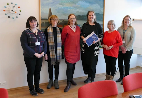 Frá skilafundi starfshópsins með heilbrigðisráðherra