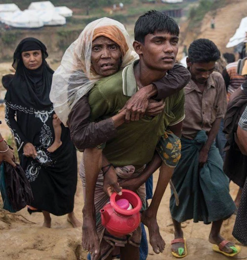 Ljósmynd frá Cox Bazar í Bangladess: Paula Bronstein, UNHCR.