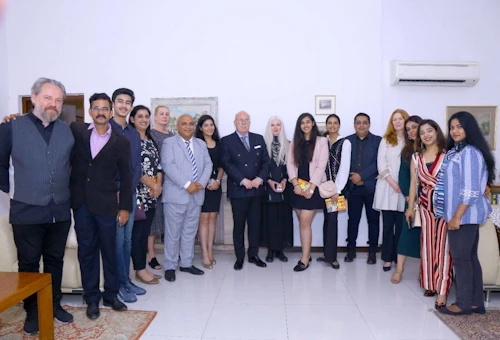 Reception at the residence of the Ambassador 