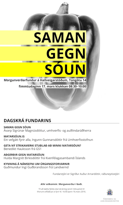 Saman gegn sóun