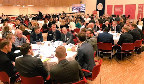 Fullt hús var á rakararáðstefnunni í Kaupmannahöfn. 