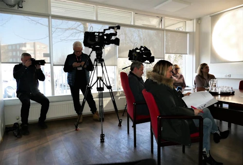 Fulltrúum fjölmiðla var boðið að vera við kynninguna