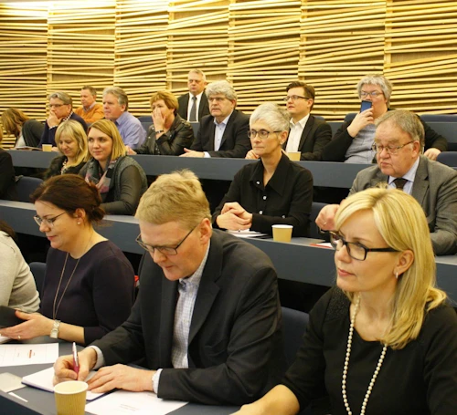 Frá fundi innanríkisráðuneytisins með forstöðumönnum.