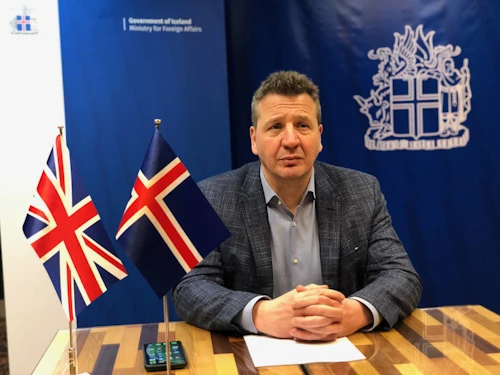 Guðlaugur Þór á fundinum í dag
