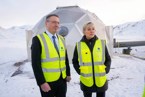 Guðlaugur Þór Þórðarson, umhverfis-, orku- og loftslagsráðherra, og Jennifer Granholm, orkumálaráðherra Bandaríkjanna