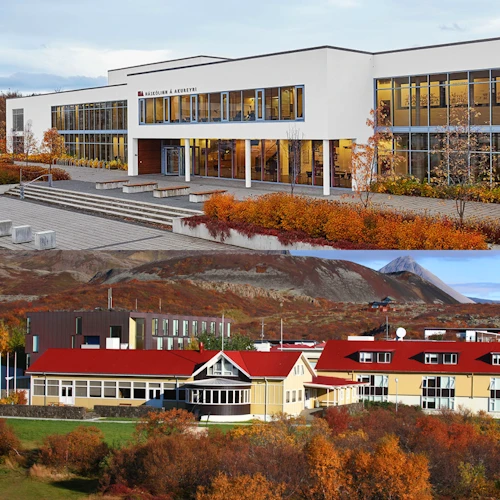 Háskólinn á Akureyri og Háskólinn á Bifröst.