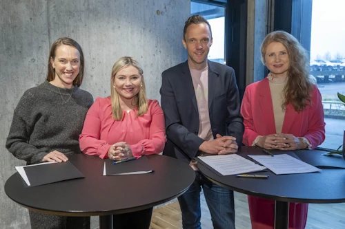 Lilja Dögg Jónsdóttir framkvæmdastjóri Almannaróms, Lilja Dögg Alfreðsdóttir ráðherra, Árni Árnason MMS og Eva Þengilsdóttir ÖBÍ.