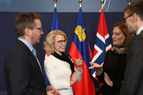 Ráðherrar EFTA-ríkjanna í EES.