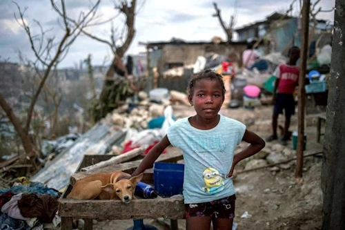 Eftir skjálftann á Haítí 2010. Ljósmynd: UNICEF