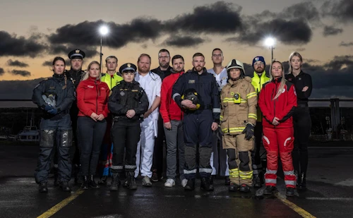 Fjölmargir viðbragðsaðilar sinna björgun og aðhlynningu þegar umferðarslys verða.
