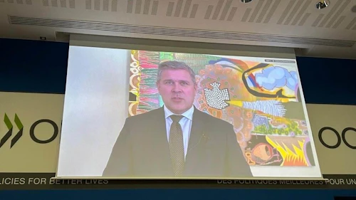 Bjarni Benediktsson, Prime Minister of Iceland delivered opening remarks